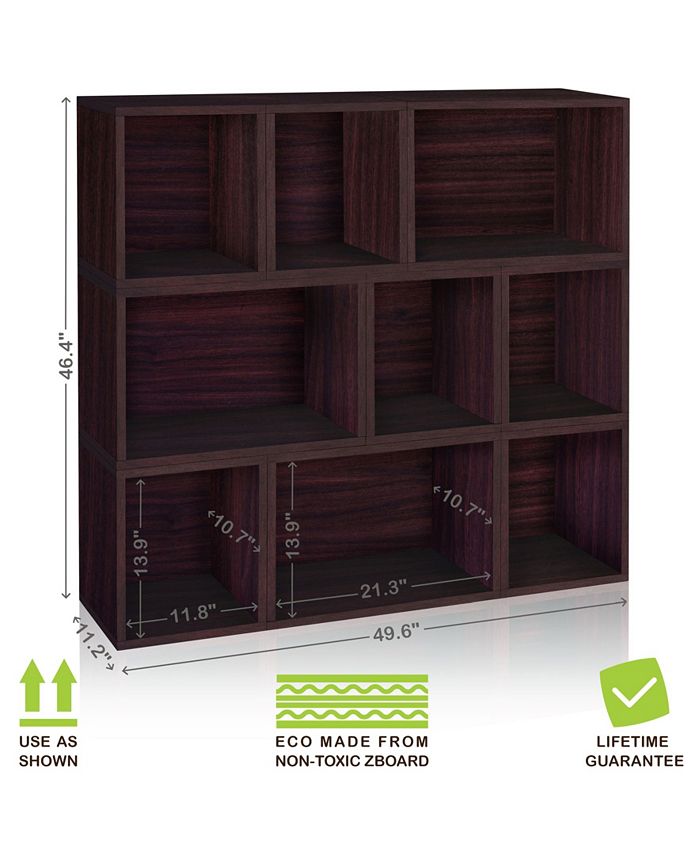 Way Basics Eco Stackable Oxford Modular Bookcase and Storage Shelf - Macy's