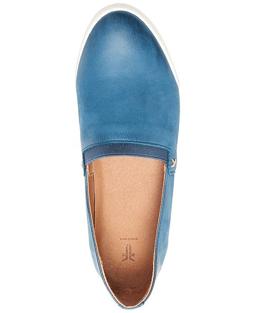 frye melanie slip on blue