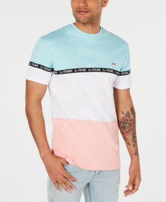 Le Tigre - Men's Tri-Color Colorblocked T-Shirt