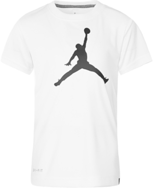 image of Jordan Little Boys Dri-Fit Jumpman Logo T-Shirt