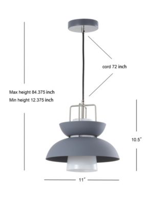 Paul Farmhouse Metal LED Pendant