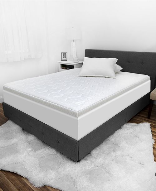 Sensorgel Closeout Luxury Icool 3 Gel Infused Memory Foam Twin Xl Mattress Topper Reviews Mattress Pads Toppers Bed Bath Macy S