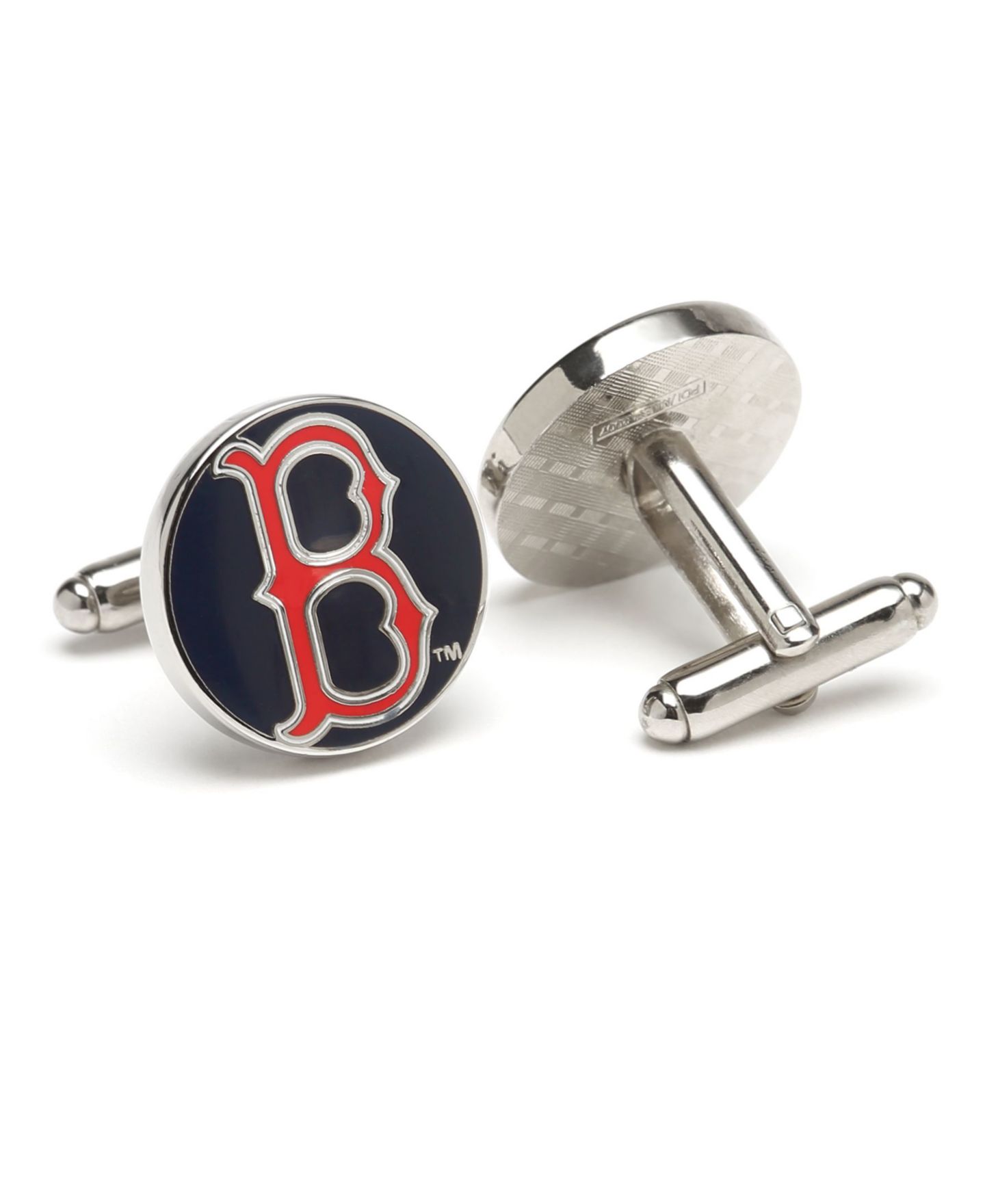 Мужские запонки Cufflinks Inc. Classic Boston Sox Cuff Links — фото 2