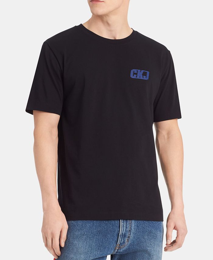 Calvin Klein Jeans Men's Logo-Print T-Shirt & Reviews - T-Shirts - Men ...