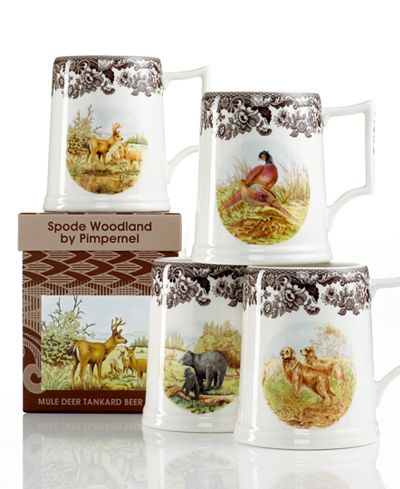 Spode Dinnerware, Woodland Tankard Beer Mug Collection