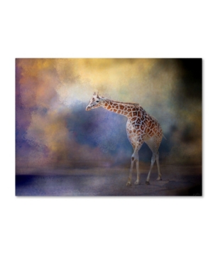 Trademark Global Jai Johnson 'let The Sun Shine In Giraffe' Canvas Art In Multi