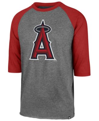 '47 Brand Men's Los Angeles Angels Throwback Club Raglan T-Shirt - Macy's