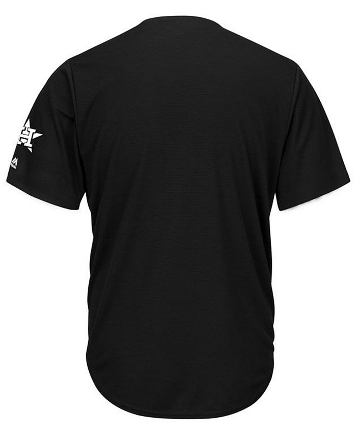 Houston Astros Dia De Los Astros Skull Black T-Shirt L EUC 44