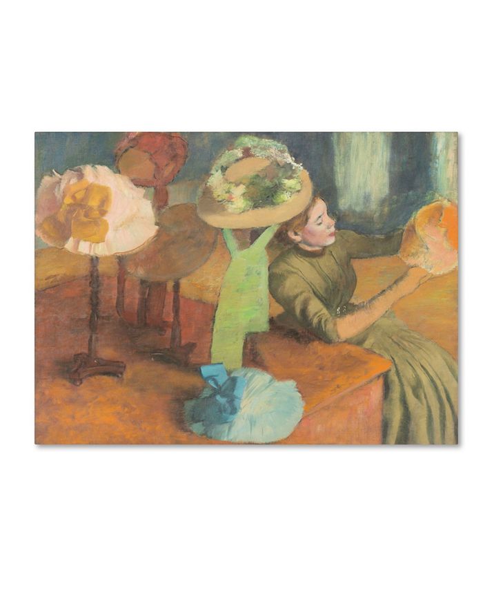 The Millinery Shop Art Print Fine Art Poster 1886 Art Reproduction Canvas Print Archival Giclee Gift Wrapped Edgar Degas