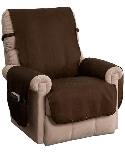 P Kaufmann Home Faux Leather Recliner Reviews Slipcovers Home Decor Macy S
