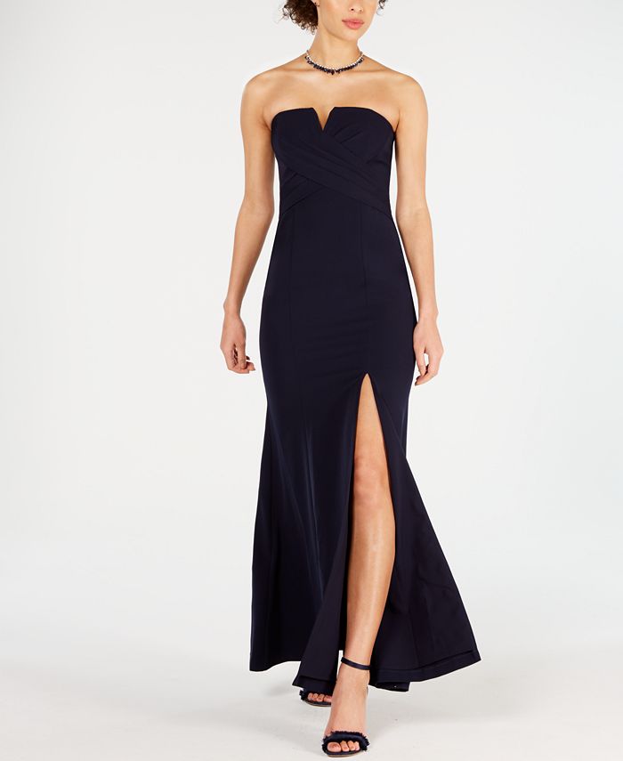 Vince Camuto Strapless A Line Gown Macy s