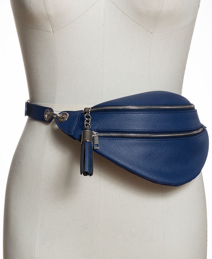 INC International Concepts INC Saffiano Faux Leather Belt Bag, Created ...