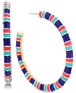 image of Steve Madden Gold-Tone Multicolor Open Medium 1-1/2