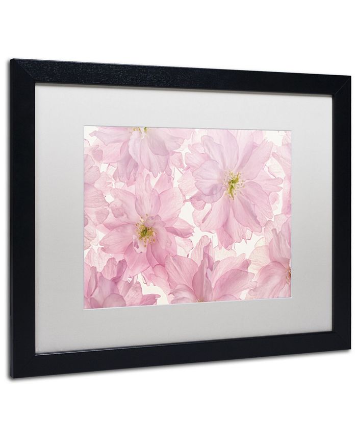 Trademark Global Cora Niele 'Pink Cherry Blossom' Matted Framed Art ...