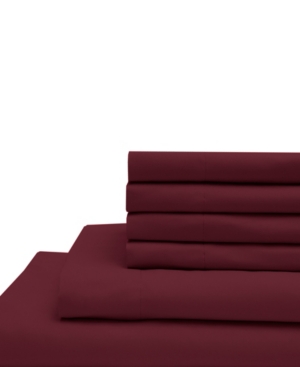 Queen Microfiber Solid Sheet Set with Bonus Pillowcases Bedding