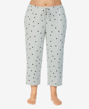 Shop Ellen Tracy Plus Size Yours To Love Capri Pajama Pants In Grey Heather
