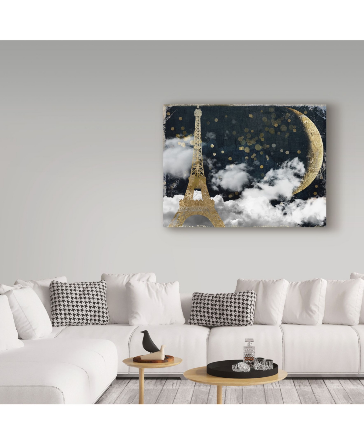Color Bakery 'Cloud Cities Paris' Canvas Art - 2