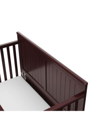 Hadley 5-in-1 Convertible Crib with Drawer (White) –Crib with Drawer Combo