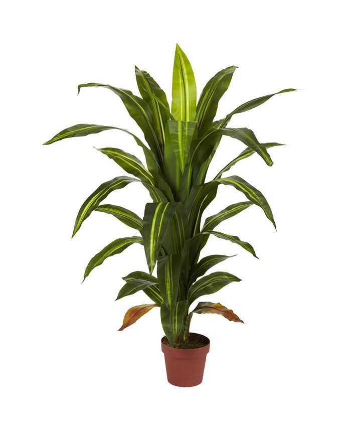 Nearly Natural - 4' Dracaena Silk Plant - Real Touch