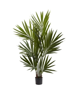 Nearly Natural 4' Kentia Palm Silk Tree In Green