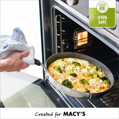 Levels 11-Pc. Stainless Steel Stackable Ceramic Nonstick Cookware Set