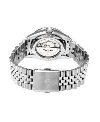 Constance Automatic, Silver Case, Black Dial, Silver Stainless Steel Watch 37mm