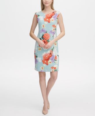Calvin Klein - Floral-Print Sheath Dress