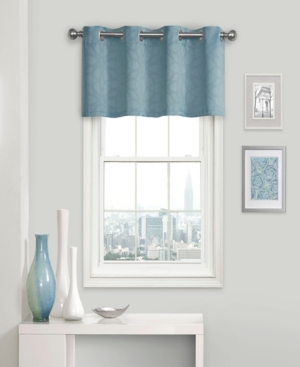 Eclipse Kingston Embossed Valance, 52" X 18" In Spa