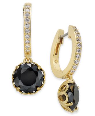 kate spade new york - Crystal Huggie Hoop Earrings