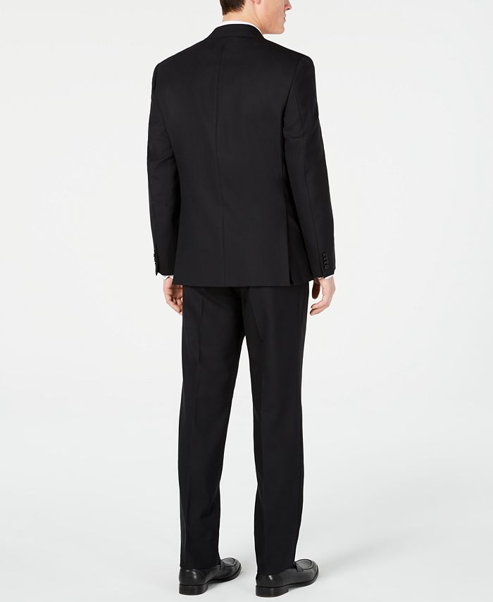 Michael Kors Men's Classic Fit Black Solid Suit - Macy's
