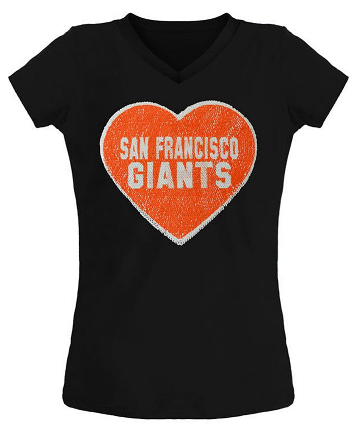 FIFTH&OCEAN San Francisco Giants Girls Sequins T-shirts 20 / 14/16
