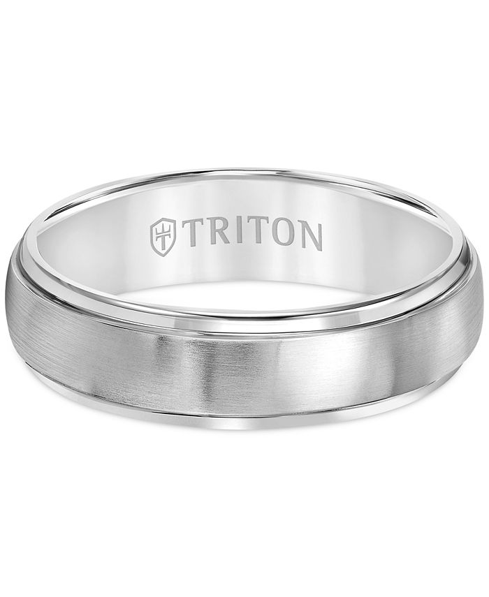 Details about   6mm Brush Top Titanium Band Comfort Fit Men's Wedding/Engagement Band 