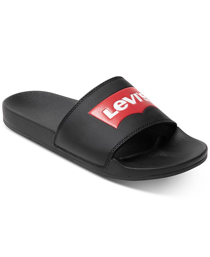 Descubrir 37+ imagen levi’s men’s batwing slide sandals