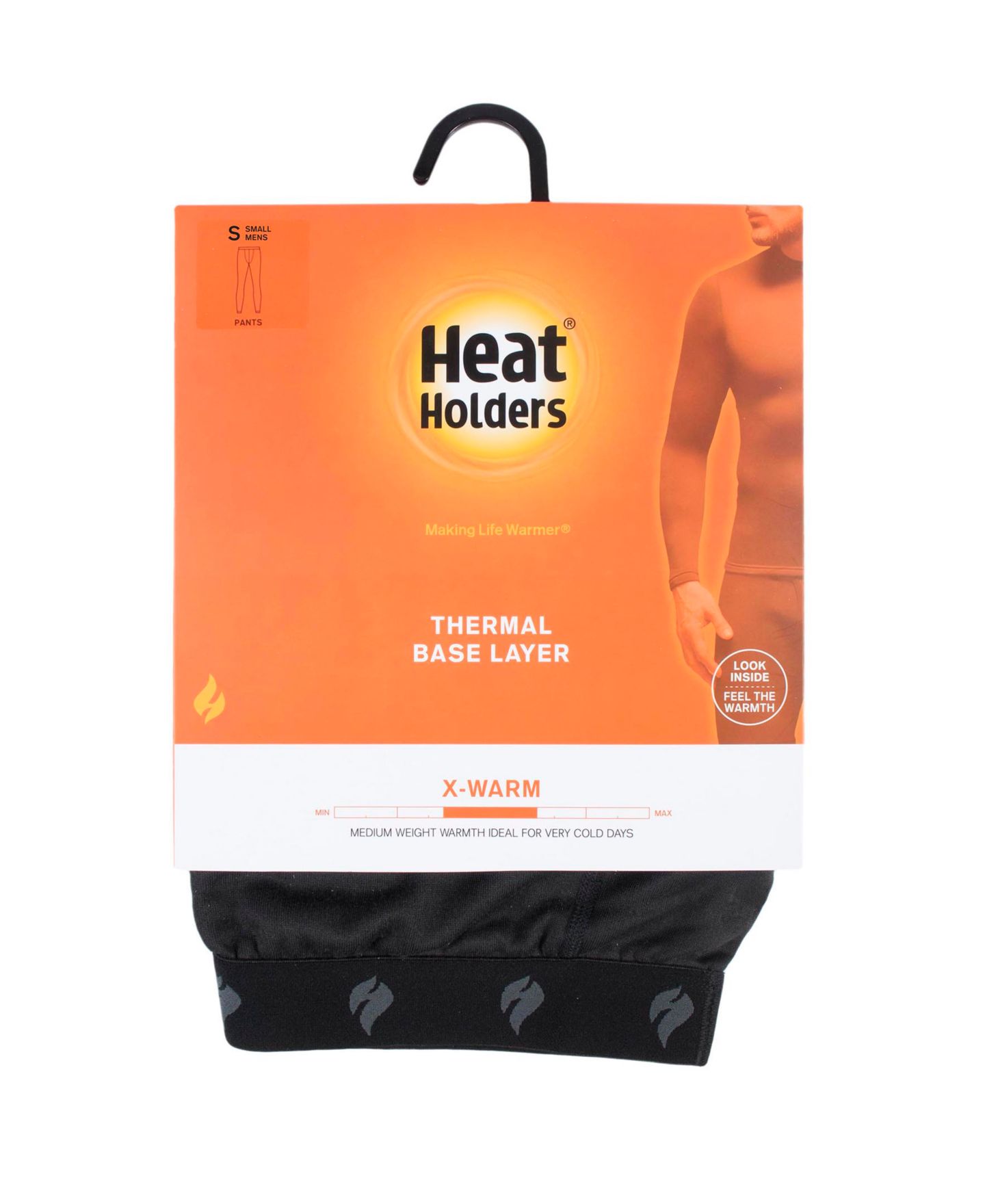 Мужские брюки Heat Holders X-Warm Base Layer Bottoms, цвет: Чёрный — фото 2