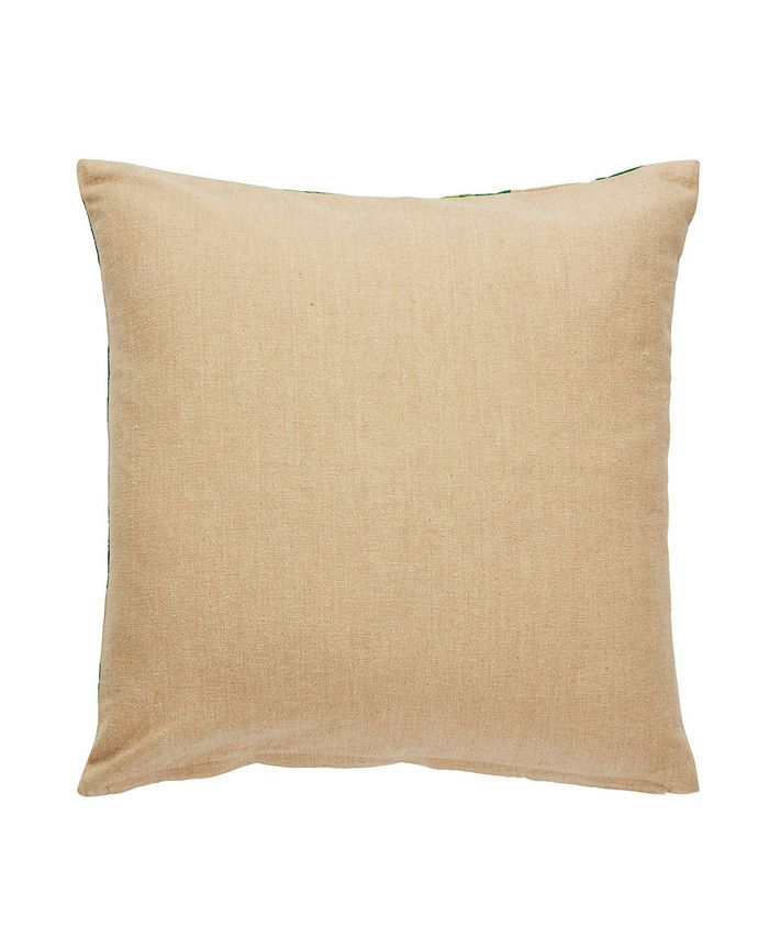 Jaipur Living Emerald Green/Beige Trellis Down Throw Pillow 18" Macy's