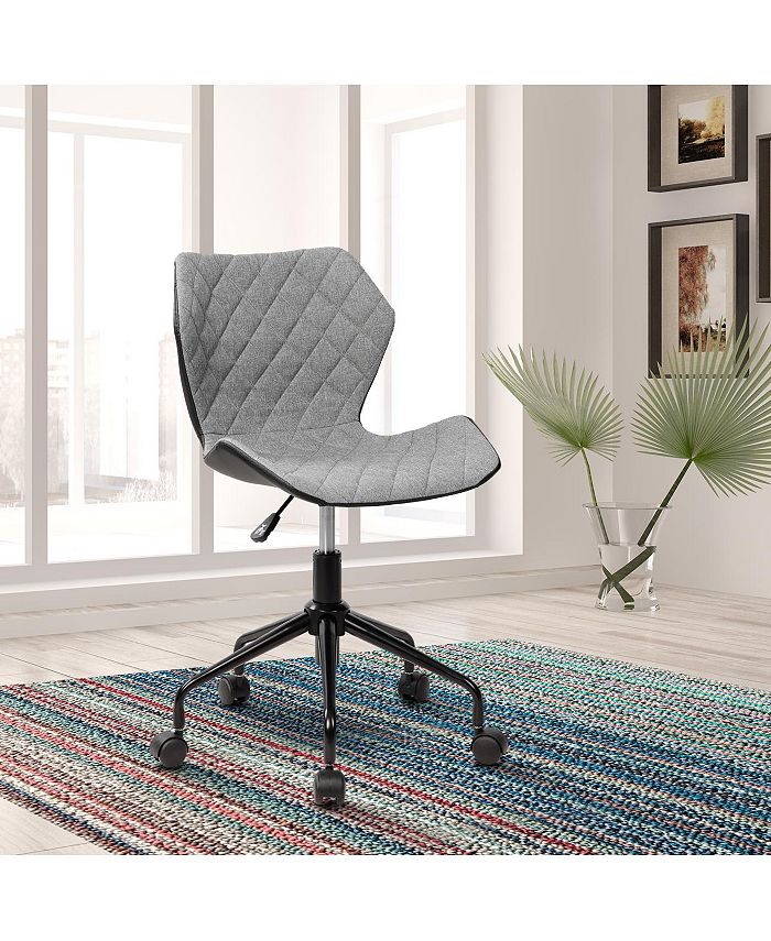 RTA Products Techni Mobili Deluxe Modern Office Armless Task Chair Macy's