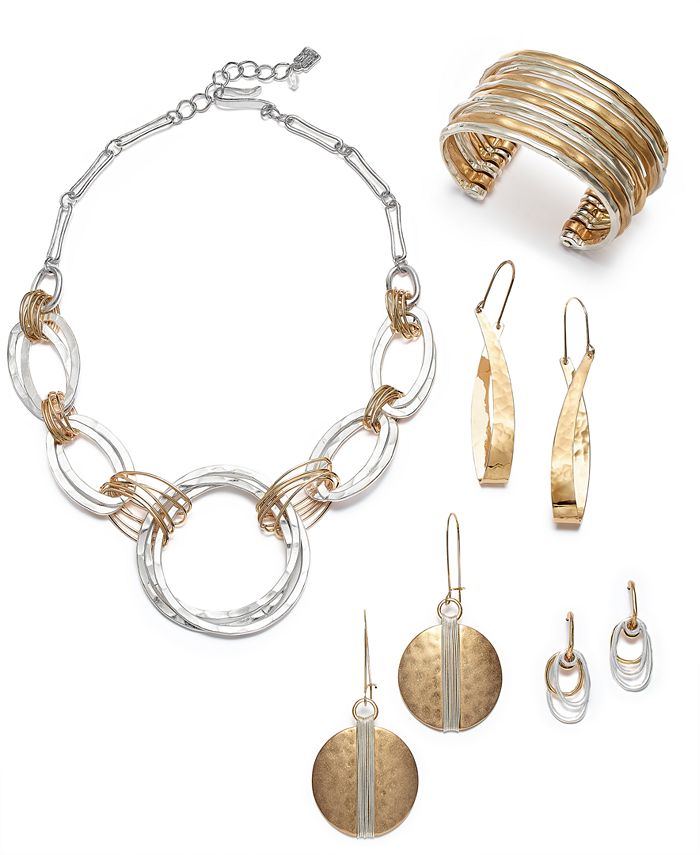 Robert Lee Morris Soho Two-Tone Sculptural Jewelry Separates & Reviews -  All Fashion Jewelry - Jewelry & Watches - Macy's