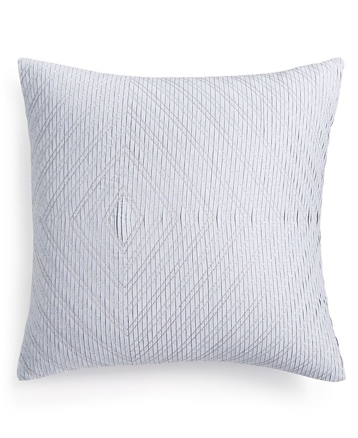 Hotel Collection Diamond Stripe Decorative Pillow, 20" x 20", Created