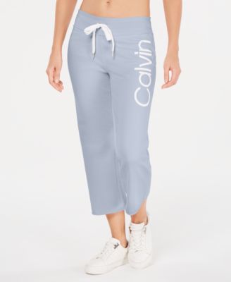 calvin klein cropped sweatpants