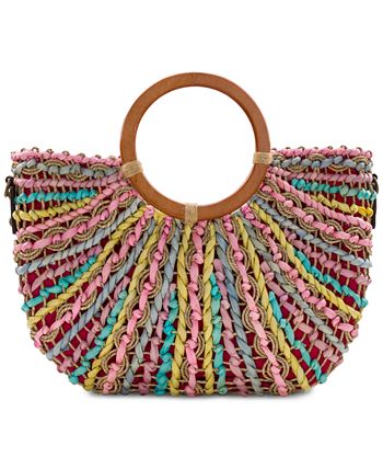 Patricia Nash Lesa Multicolor Straw Bag Macy s