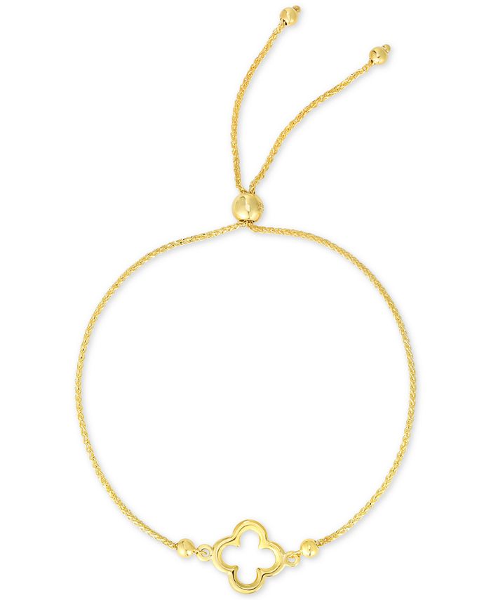 10KT Gold Clover Bracelet 054 – Bijoux Luxo