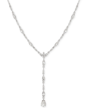 image of Givenchy Crystal Lariat Necklace, 16