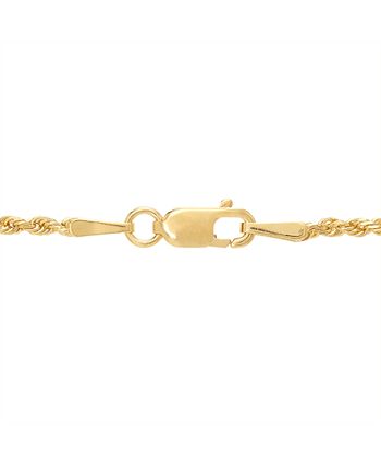 Macy's - Glitter Rope 18" Chain Necklace in 14k Gold