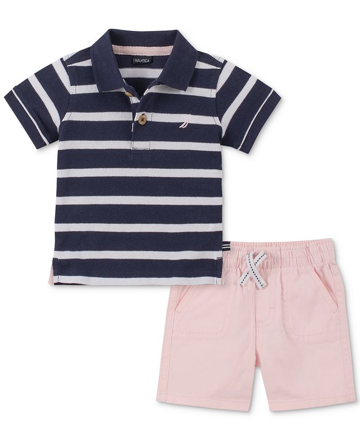 Nautica Baby Boys 2-Pc. Polo Shirt & Shorts Set & Reviews - Sets ...
