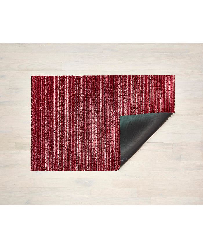 Chilewich Skinny Stripe Shag Utility 24" x 36" Macy's