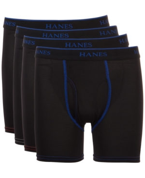 image of Hanes Big Boys 4-Pack Ultimate Boxer Briefs