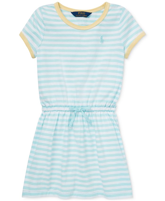 Polo Ralph Lauren Toddler Girls Striped Cotton Jersey T-Shirt Dress ...
