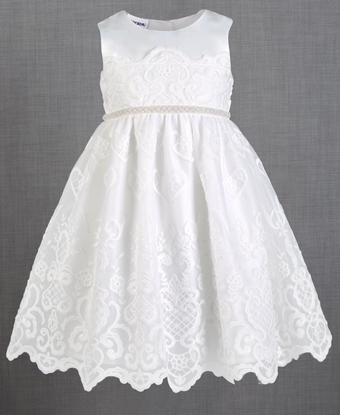 Macys girls clearance white dresses