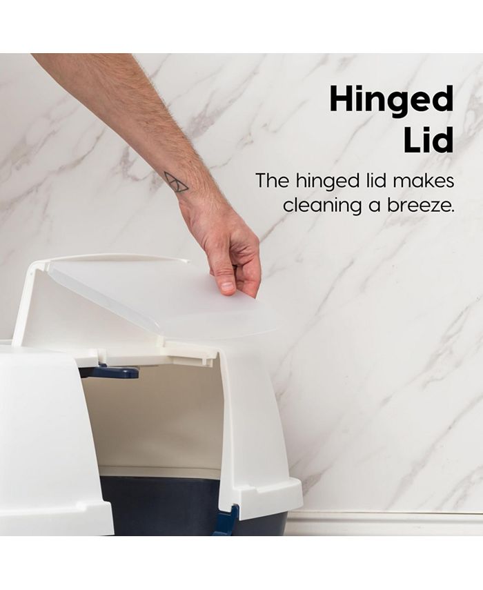 Gingko Large Hooded Corner Litter Box with Scoop Macy's