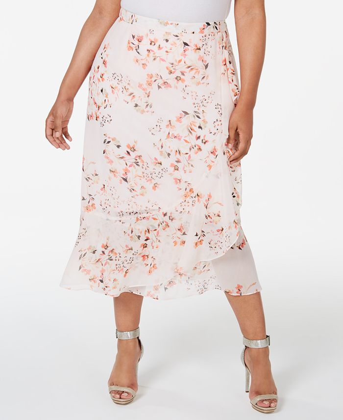 Women s plus size shop maxi skirts macy s